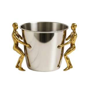 Tazón de tuerca de acero inoxidable personalizado de tendencia superior Plato de fruta de metal de grado alimenticio fácil de limpiar para el hogar o el hotel para fiestas - Product Image 4