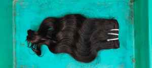 วิกผมคนแท้100กรัม22นิ้วสำหรับต่อผมมนุษย์แต่งหนังกำพร้าสีน้ำตาล - Product Image 2