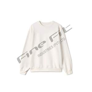 Unisex Oversized <b>Fleece</b> Pullover Sweatshirt Sherpa <b>Lined</b> Cotton Blended Basics <b>Jumper</b> Warm Winter Crewneck Long Sleeve - Product Image 6