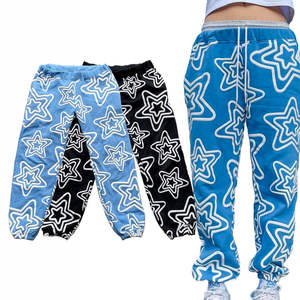 Pantalones Deportivos para Hombre al por Mayor, Último Modelo, Lisos, con Logotipo Personalizado Impreso, 100% Algodón, Cintura Media, Lavado de Color, OEM - Product Image 1