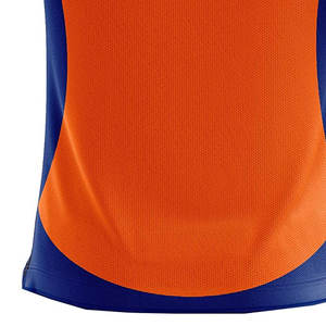 Gran oferta, camiseta de fútbol personalizada, ropa de entrenamiento, camisetas de fútbol de poliéster 100% de Color naranja atractivo - Product Image 3