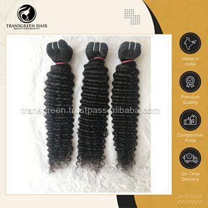 Nueva llegada 100% extensiones de cabello virgen mongol sin procesar cabello humano de excelente calidad grado más alto de venta de la India - Product Image 2