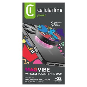 แท่นชาร์จไร้สายโปรโมชั่น MAG VIBE สีดำ 3000mAh PBMAGROUND3000K - Product Image 2