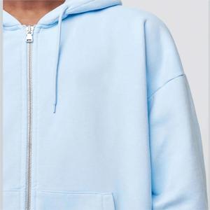 Top tendance hommes sweats à capuche chaud 100% coton vente hiver chaud surdimensionné couleur unie sweats à capuche toutes les couleurs unies en tissu Unique - Product Image 4