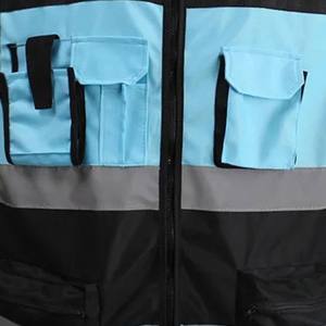 เสื้อกั๊กไฮวิสของผู้ชายเสื้อเชิ๊ตราคาแบบลำลองระบายอากาศได้ดี - Product Image 6