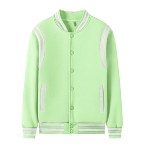 แจ็คเก็ตมหาวิทยาลัยแจ็คเก็ตเบสบอลเลตเทอร์แมนหลายสีไหล่ลายทางสำหรับทุกเพศคุณภาพระดับพรีเมียมกำหนดเอง - Product Image 5