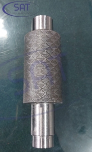 <b>SAT</b> Stainless Steel Snake Skin Design Rolling <b>Machinery</b> Dies Gold Silver Jewelry Making Rollers for Singapore Malaysia Colombia - Product Image 5