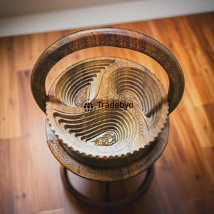 Panier à fruits secs et à collations en bois moderne de qualité supérieure en gros, écologique, en bois naturel, à usages multiples, Tradebyd - Product Image 2