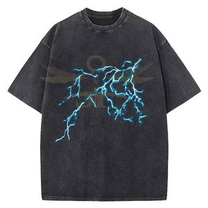 เสื้อยืดวินเทจสำหรับผู้ชายระบายอากาศได้ดีเสื้อยืดวินเทจใส่สบาย - Product Image 1