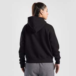Sudadera Informal Esencial de Otoño, Estilo Deportivo, Transpirable, Color Negro - Product Image 2