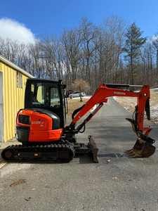 Mini-excavatrice sur chenilles hydraulique d'occasion Kubota KX033-4, mini-excavatrice Kubota U35 d'occasion, mini-excavatrice Kubota U35 de 3,5 tonnes - Product Image 2