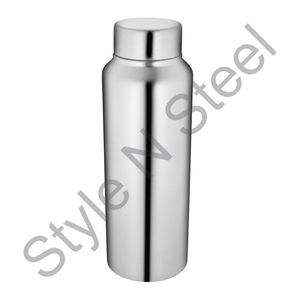 Botella recta de acero, botella recta de acero con forma redonda, botella electro de mármol de acero inoxidable, artículo más vendido - Product Image 1