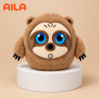 CADOTHY AILA Jouet éducatif amusant avec intelligence artificielle pour apprendre aux enfants les langues, les mathématiques et les émotions, jouet en peluche doux, cadeau d'anniversaire pour compagnon de lecture avant le coucher