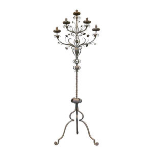 Ensemble de chandeliers en métal avec motifs de menorah faits à la main, 2 bougeoirs, Noël, écologique, lieux saints, mariage, fête, décoration de la maison - Product Image 2
