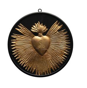 กระจกโลหะ Sacred Heart สำหรับตกแต่งบ้านและผนัง - Product Image 3