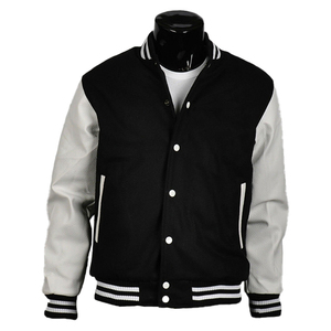 OEM-cortavientos personalizado para hombre y mujer, chaqueta de béisbol de talla grande, informal, a la moda - Product Image 5