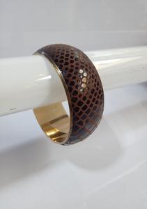 Brazaletes de resina de primera calidad, pulseras de madera hechas a mano de La India, joyería lacada única a precio - Product Image 3