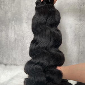 Extensions de cheveux vierges de haute qualité 100% naturels, double trame, double épaisseur, non traités, cheveux indiens - Product Image 6