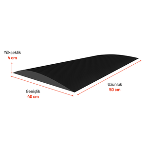 ยางรีไซเคิลความเร็วกระแทกขนาด40X50X4.5ซม. ทำจากวัสดุที่เป็นมิตรกับสิ่งแวดล้อม - Product Image 6