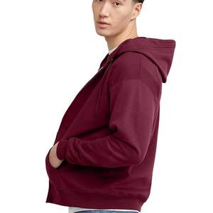 Sweat-shirts à capuche pour hommes avec logo personnalisé, poids lourd 400 600GSM, sweat-shirts surdimensionnés, streetwear en coton, prix de gros OEM - Product Image 3