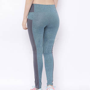 Leggings de Yoga de Cintura Media Hechos a Medida OEM para Mujer, Talla XL, Sólidos, Transpirables, de Secado Rápido, Spandex/Poliéster, Suaves, para Correr y Hacer Ejercicio - Product Image 4