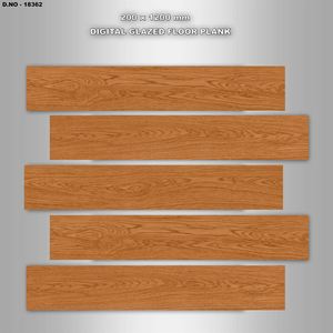 Azulejos de tablón de madera de porcelana esmaltada 20x100cm 20x120cm 15x90cm 30x120cm textura de madera Natural para espacios interiores y exteriores - Product Image 3