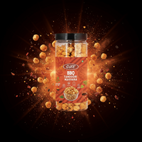 Glee Impex BBQ Tandoori Pittige Makhana 80g Pot Geroosterde Vossennoten Halfzacht Glutenvrij Hoog Eiwitrijk Vezelrijk Gezonde Snack Indiaas