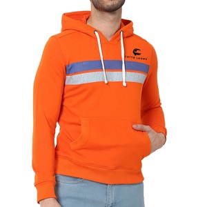 New arrival <b>pullover</b> <b>men</b> hoodies breathable factory rate cotton blended fleece solid color high quality premium streetwear - Product Image 2
