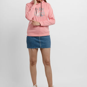 Streetwear décontracté épaules tombantes respirant écologique 100% coton à capuche anti-rides respirant sweats à capuche pour femmes - Product Image 1