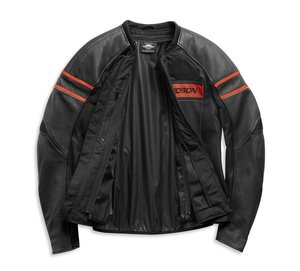 Chaqueta de Cuero Harley para Hombre Personalizada, Estilo Clásico Vintage de Motociclista, Piel Genuina de Vaca, Manga Larga con Protección UV, Tallas XS-5XL, MOQ Bajo - Product Image 3