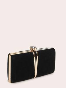 กระเป๋าคลัทช์ผู้หญิงมีสไตล์พร้อมสายโซ่ - Product Image 5