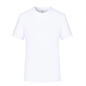 Oem alta calidad personalizado su logotipo de la marca 100% algodón o-cuello de punto sólido Regular Fit Quick Dry camiseta Casual de los hombres - Product Image 3