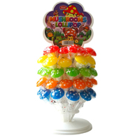 Vente en gros Bonbons à saveur de fruit Bonbons durs en forme d'orange et melon d'eau pour enfants