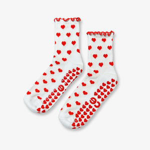 Calcetines de Pilates JZVINA con Logotipo Personalizado, Calcetines con Volantes para Mujer, Calcetines Antideslizantes para Yoga, Barre y Reformer, Calcetines Antibacterianos, Fábrica en Vietnam - Product Image 2