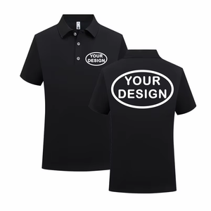 Verano Casual de punto para camisa POLO con logotipo personalizado bordado impresión diseño personalizado Top - Product Image 2