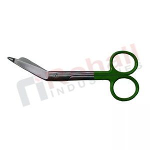 Nuevas tijeras de vendaje médico de primeros auxilios, tijeras de primeros auxilios médicas pesadas romas y afiladas curvas al por mayor - Product Image 4