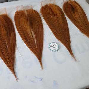 Extensiones de cabello humano vietnamita 100% Paquetes y cierres marrones y negros Etiqueta privada para mujeres negras - Product Image 6