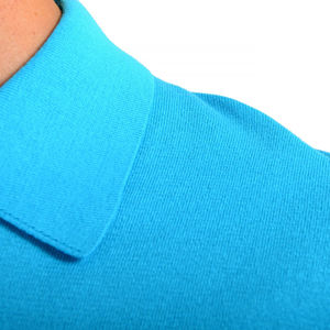 T-shirts polo personnalisés pour hommes 100% coton et polyester motif solide à manches courtes anti-rides avec logo imprimé brodé - Product Image 5