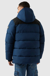 Chaqueta de Invierno para Hombre, Nueva, de Lona Negra, Cortavientos, Transpirable, Estilo Urbano, con Logotipo Frontal - Product Image 2