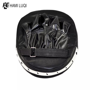 นวมชกมวยเป้าซ้อมหนัง PU แบบมืออาชีพแผ่นเจาะซ้อมซ้อมซ้อมคุณภาพสูงงานตามสั่ง - Product Image 2