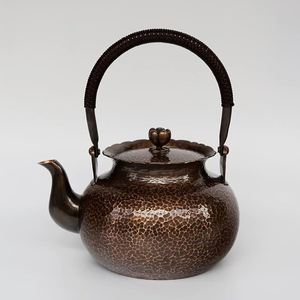 Utensilios de cocina de diseño único para servir té, teteras de cobre 100% para mesa de diseñador con fines razonables de la India a los mejores precios - Product Image 6