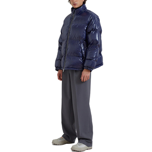 Chaqueta de Invierno Ligera para Hombre, de Lona y Poliéster, Cortavientos, Estilo Bomber, Cuello Alto, Abrigada, Estilo Urbano, Servicio OEM Frontal - Product Image 4