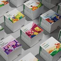Carpeta Ecológica Desechable Premium con Impresión Personalizada, Soluciones de Embalaje de Cartón Recubierto en Colores Variados, Muestra de Diseño Gratuita