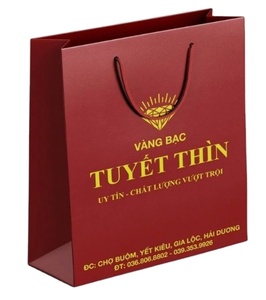 Fabricante de Bolsas de Compra de Papel Ecológico Color Marfil en Vietnam - Fábrica de Bolsas de Regalo Impresas Personalizadas, Suministro Directo - Product Image 1