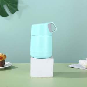 Conteneur alimentaire isotherme portable en acier inoxydable, tasse multifonctionnelle isolée pour soupe, bouillie, lait, petit-déjeuner avec cuillère - Product Image 4