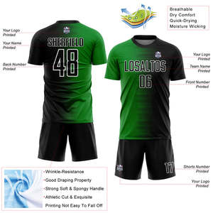 Ensemble d'uniformes de football pour jeunes offrant un confort respirant léger et un ajustement flexible et des coutures solides pour une utilisation prolongée en saison - Product Image 2
