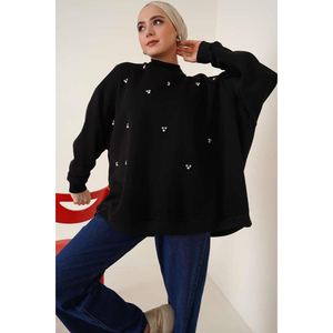 Nueva temporada, Túnica caftán de invierno de satén de algodón modesto para mujer, Dubái musulmana de moda, vestido Abaya étnico de fabricación turca, Eid Islámico - Product Image 5