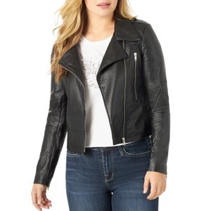 Chaqueta de cuero de vaca auténtico para mujer, moda de invierno, estilo Bomber, venta al por mayor - Product Image 1