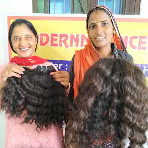 Vente en gros de extensions de cheveux humains vierges vietnamiens Raw non transformés en vrac Cheveux naturels indiens raides Style de temple Le meilleur prix! - Product Image 6