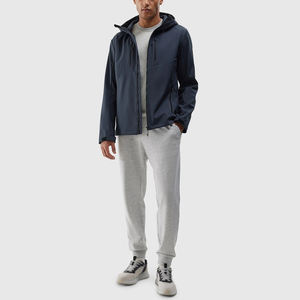 Chaqueta ligera Softshell Utility para hombre, último estilo de invierno con cierre de cremallera con capucha, etiqueta privada personalizable - Product Image 6